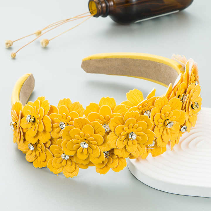 Flower Inlaid Zircon Retro Headband™