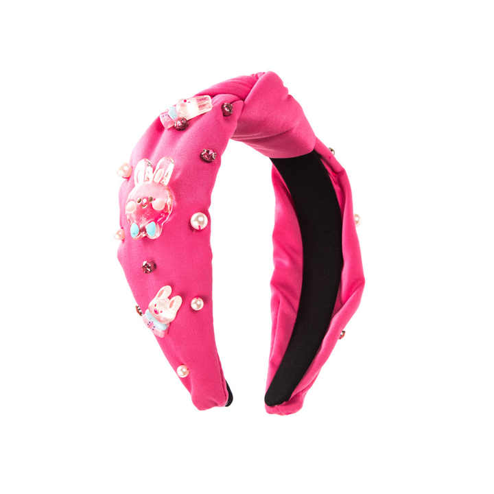 Transparent Rhinestone Pearl Cute Rabbit Headband™