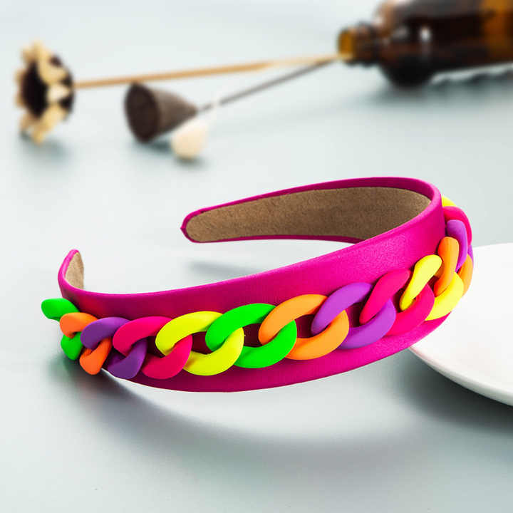 Women’s Colourful Chain Headband™