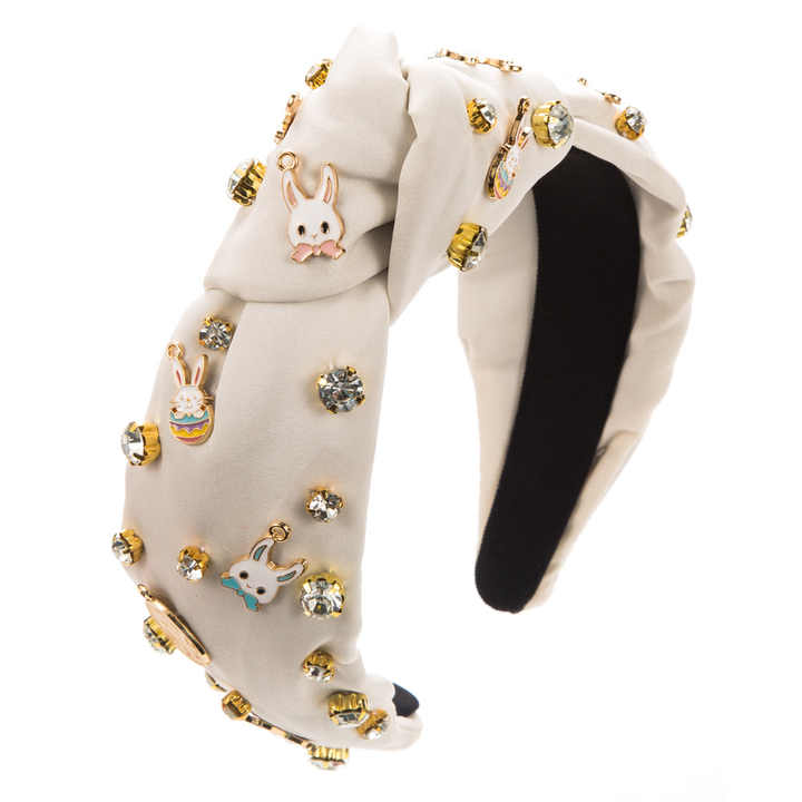 Hand Sewn Rhinestone Pearl Headband™