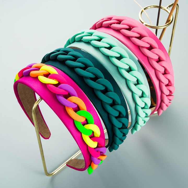 Women’s Colourful Chain Headband™