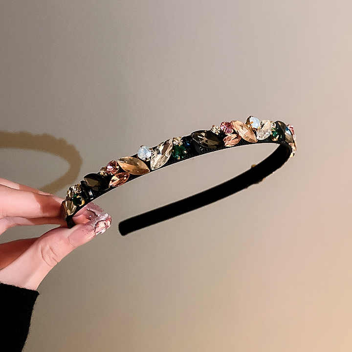 Korean Style Shiny Crystal Bridal Hairband With Crown™