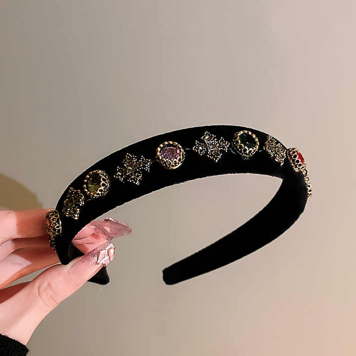 Korean Style Shiny Crystal Bridal Hairband With Crown™