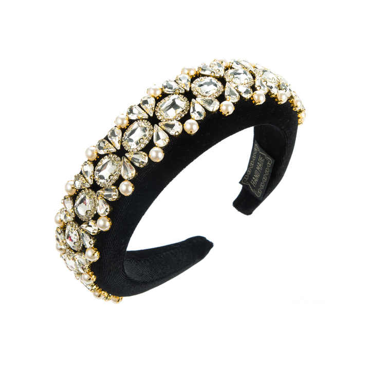 Retro Full Of Diamond Pearl Rhinestone Headband™