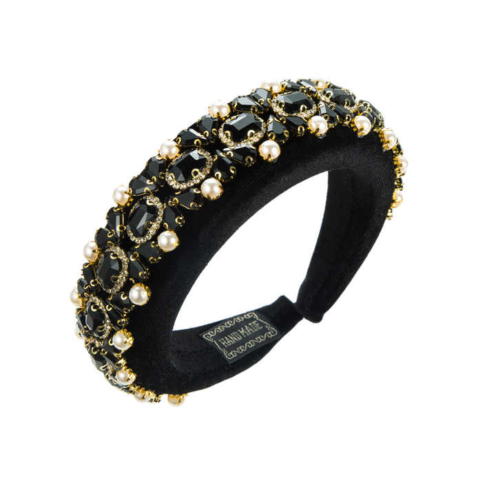 Retro Full Of Diamond Pearl Rhinestone Headband™
