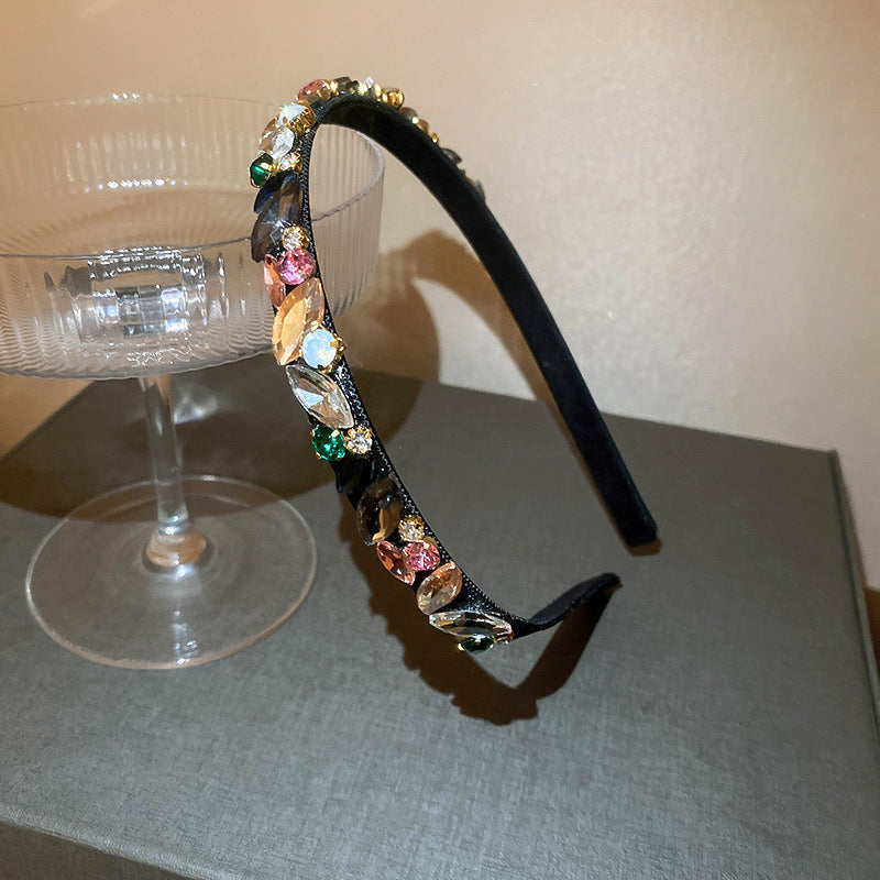 Korean Style Shiny Crystal Bridal Hairband With Crown™
