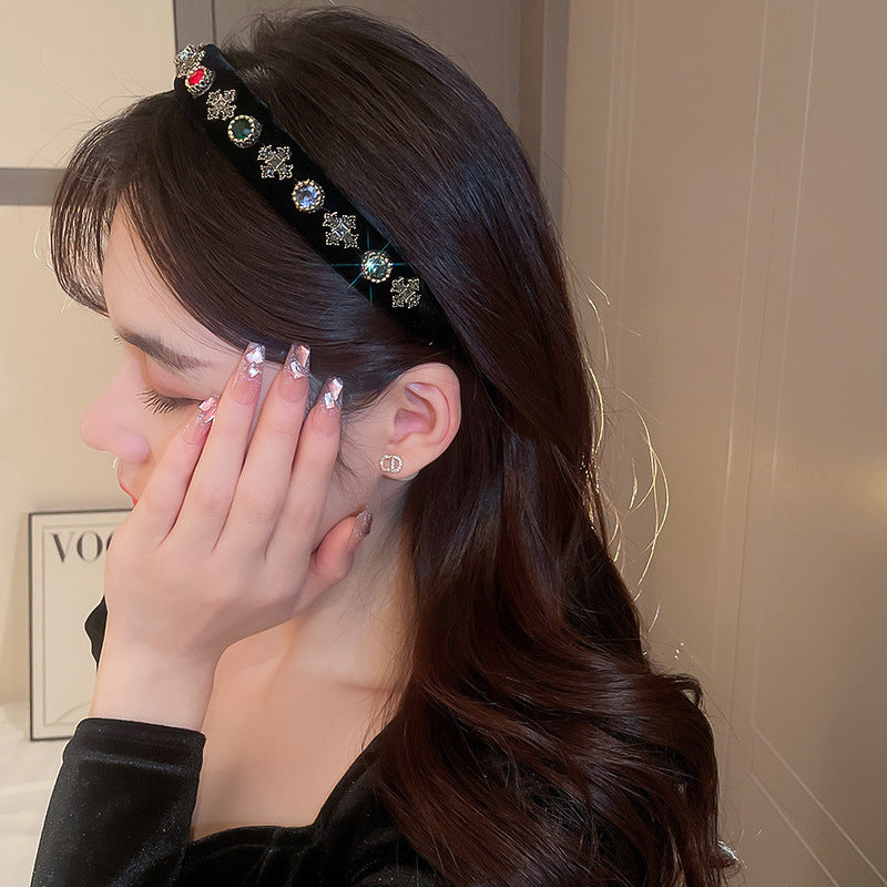 Korean Style Shiny Crystal Bridal Hairband With Crown™