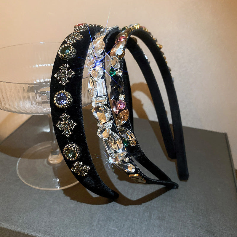 Korean Style Shiny Crystal Bridal Hairband With Crown™