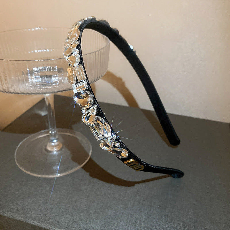 Korean Style Shiny Crystal Bridal Hairband With Crown™