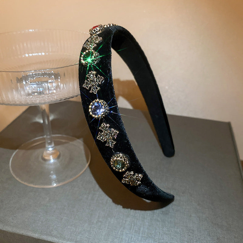 Korean Style Shiny Crystal Bridal Hairband With Crown™
