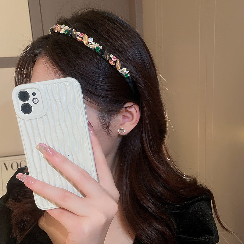 Korean Style Shiny Crystal Bridal Hairband With Crown™