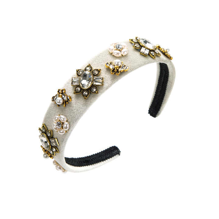 Rhinestone Pearl Baroque Headband™