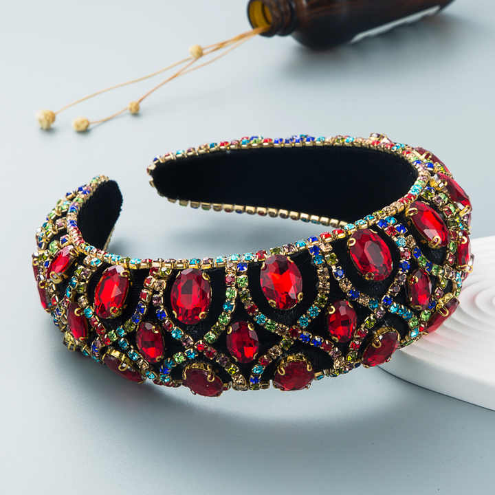 Retro Luxury Rhinestones Wide Headband™